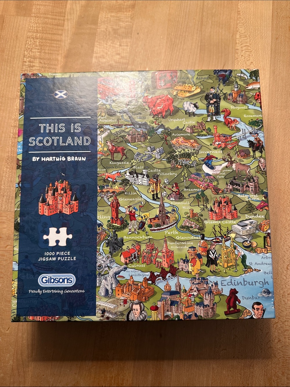 Gibson This Is Scotland Jigsaw Puzzle - Green, Blue, Red